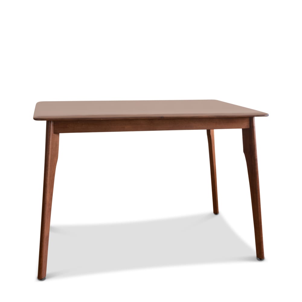 Table de repas en bois foncé 6 places