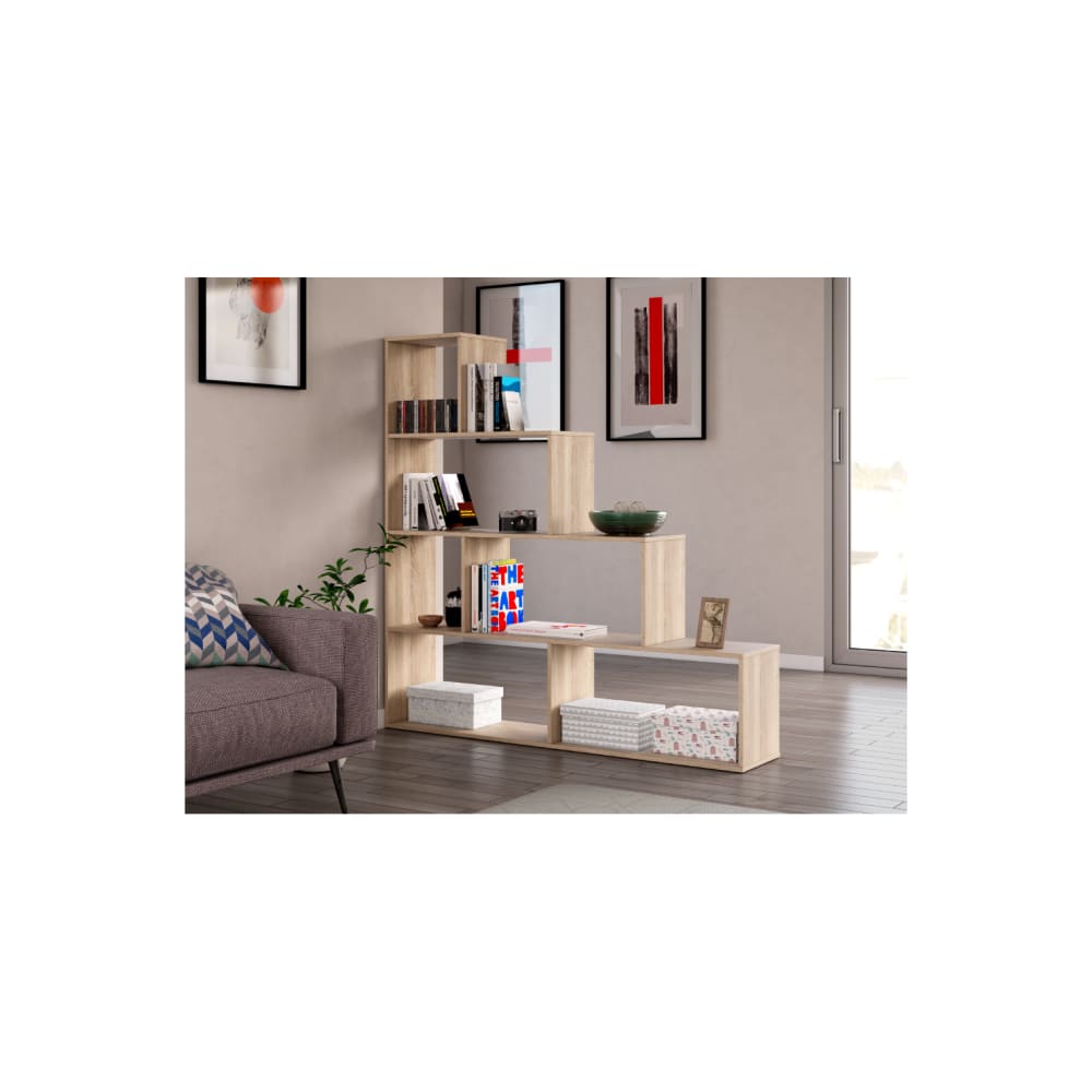 Etagère escalier 7 cases  L145cm x H145cm - Bois