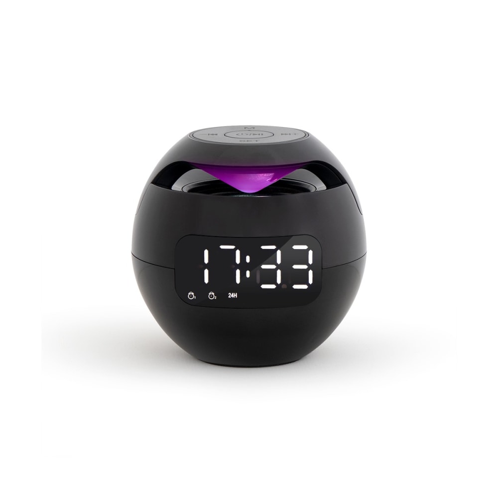 Livoo Enceinte réveil compatible Bluetooth Transparent Transparent Pvc - Poly Chlorure De Vinyle