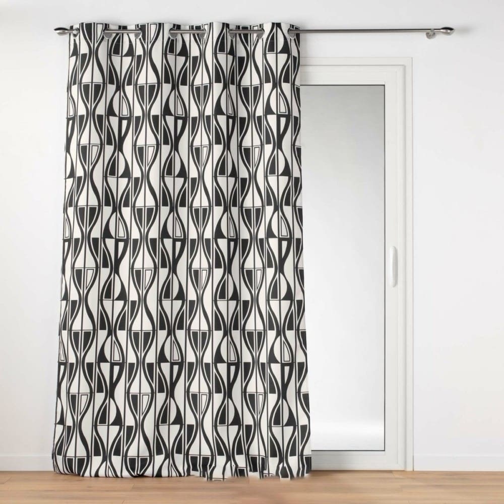 Rideau  polyester Blanc 140 X 260