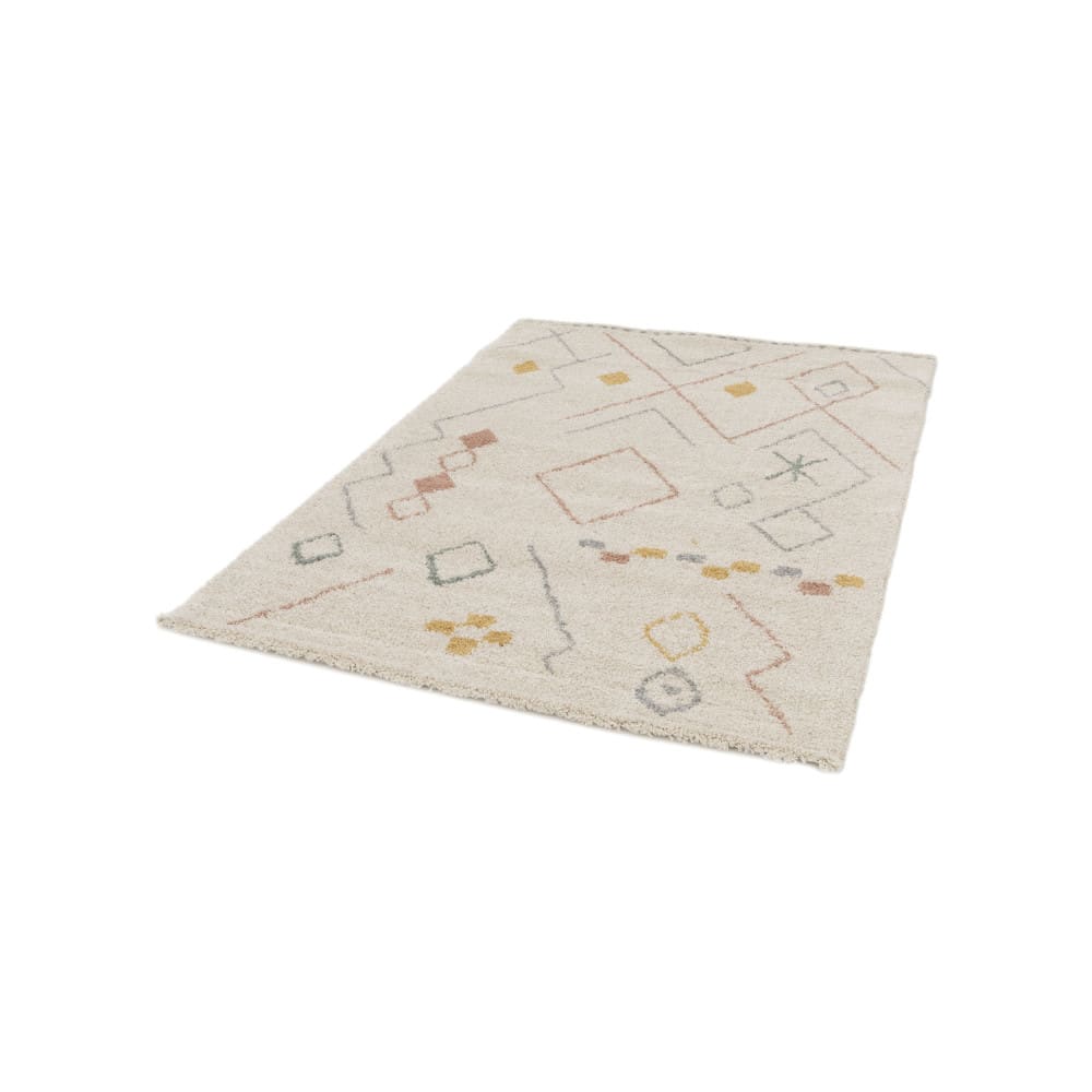 Tapis d’inspiration berbère - 120x170cm écru polypropylène — vue 3