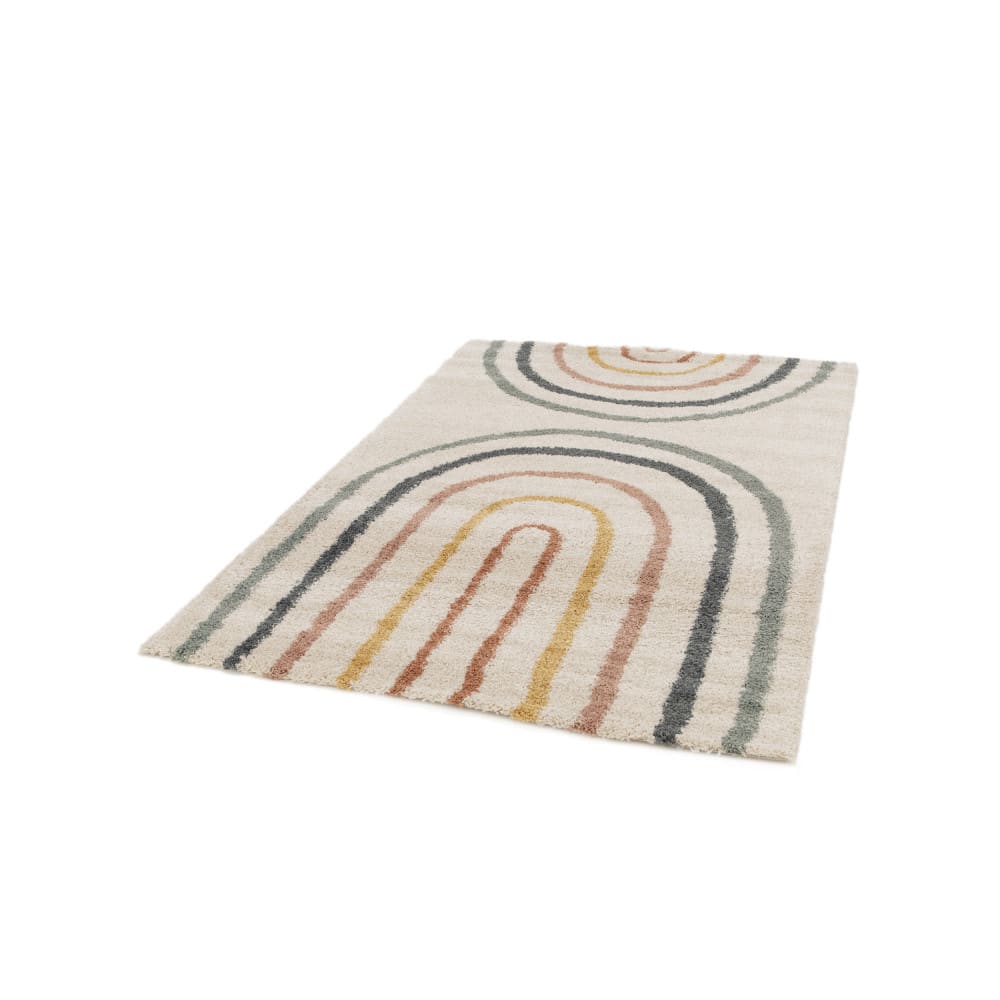 Tapis contemporain géométrique - 120x170cm multicolore polypropylène — vue 3