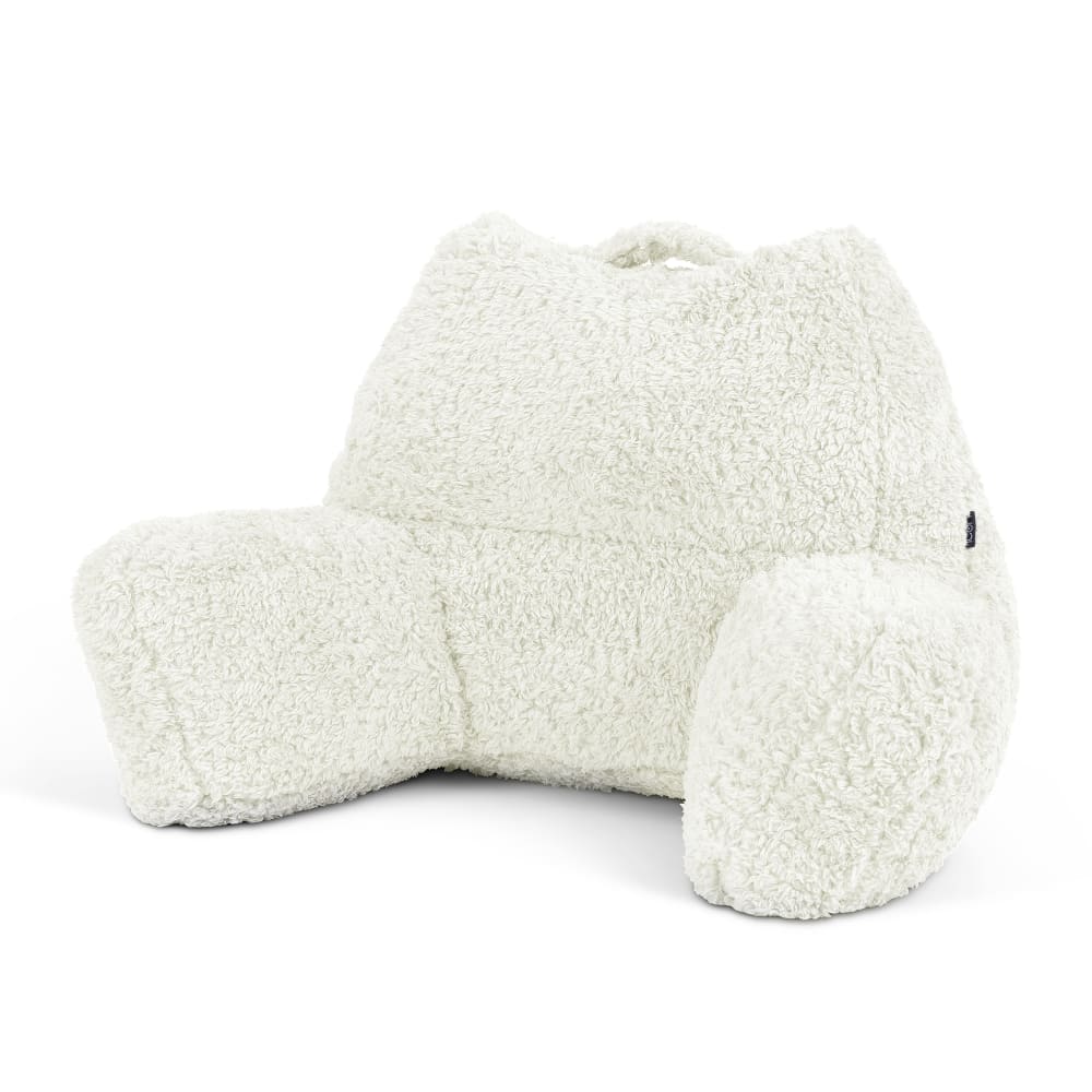 Coussin de soutien en polaire sherpa crème