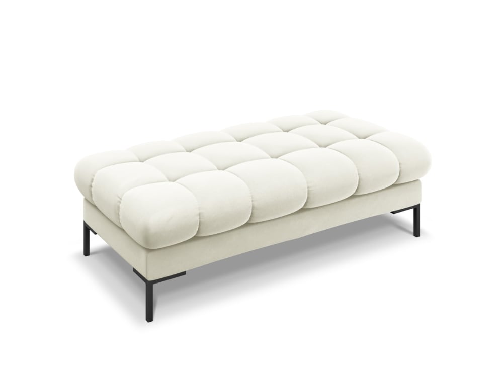 banc 2 places en tissu - velours