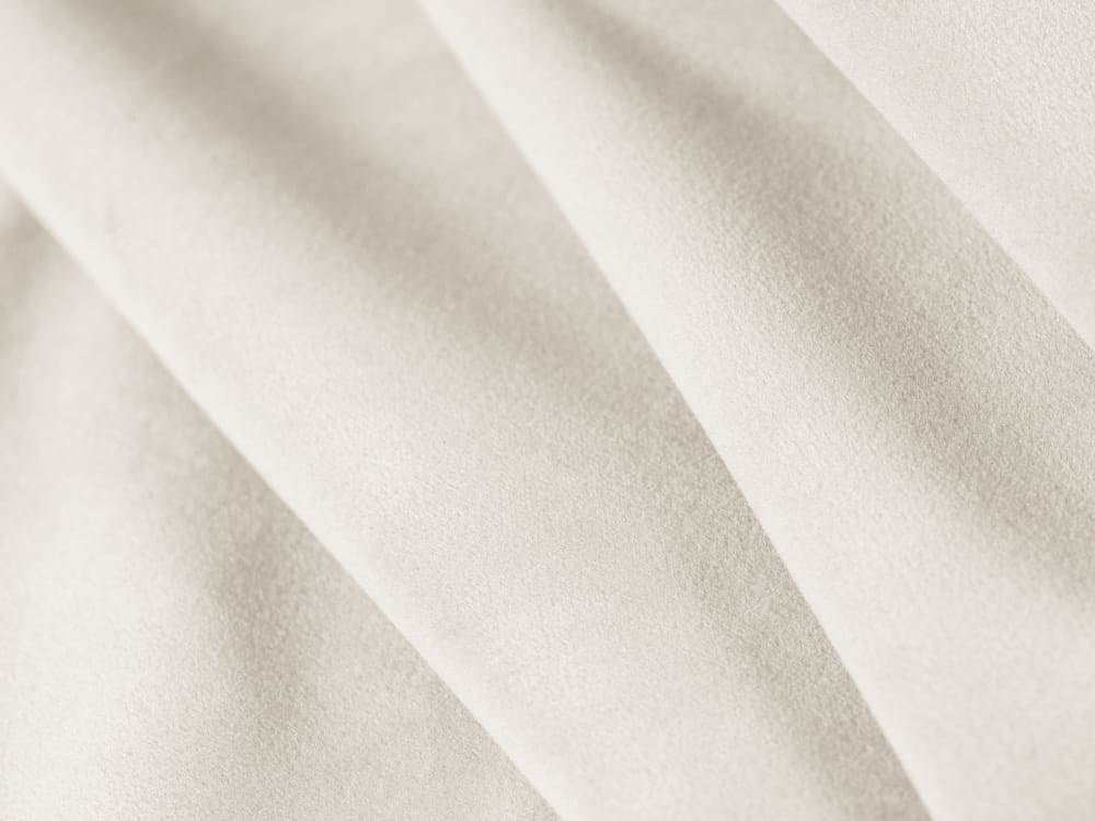 Canapé d'angle symétrique 7 places en tissu velours beige clair