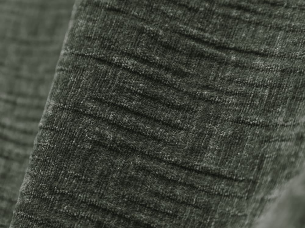 3-Sitzer Sofa aus Chenille-Stoff, flaschengrün - Maisons Du Monde