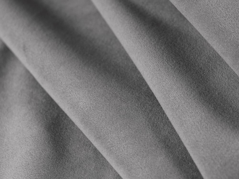 Canapé 3 places en tissu velours gris - Maisons du Monde