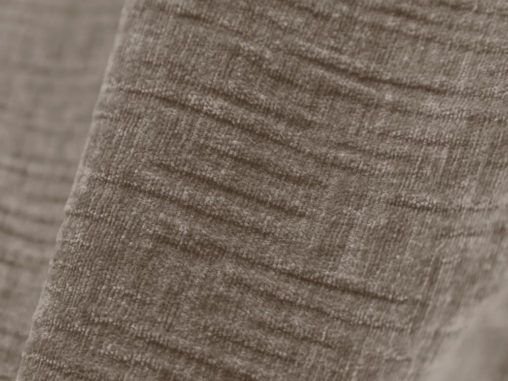 Canapé 3 places en tissu chenille gris clair - Maisons du Monde