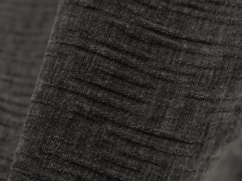 Canapé 4 places en tissu chenille gris foncé - Maisons du Monde