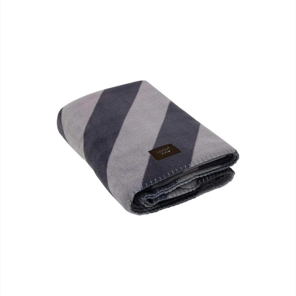 Couverture pour chien noir en polester H80x100cm