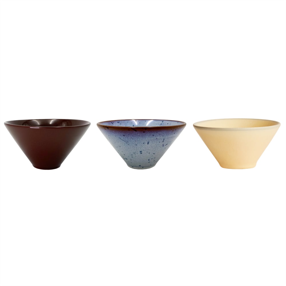 Lot de 3 bols marron en terre cuite ø11xh5,5 cm Lot de 3 bols marron en terre cuite ø11xh5,5 cm