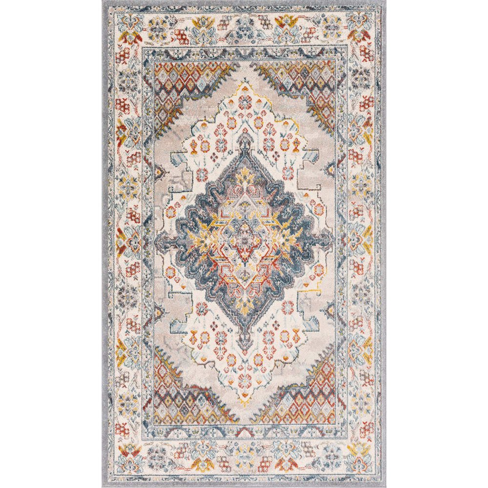 Tapis vintage oriental multicolore/gris 80x150 - Maisons du Monde