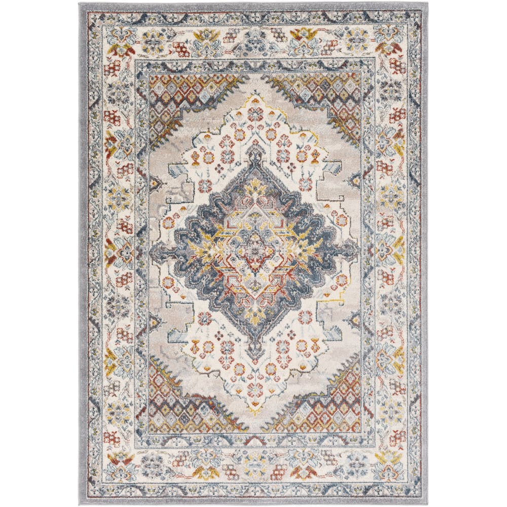 Tapis Vintage Oriental Multicolore/Gris 120x170