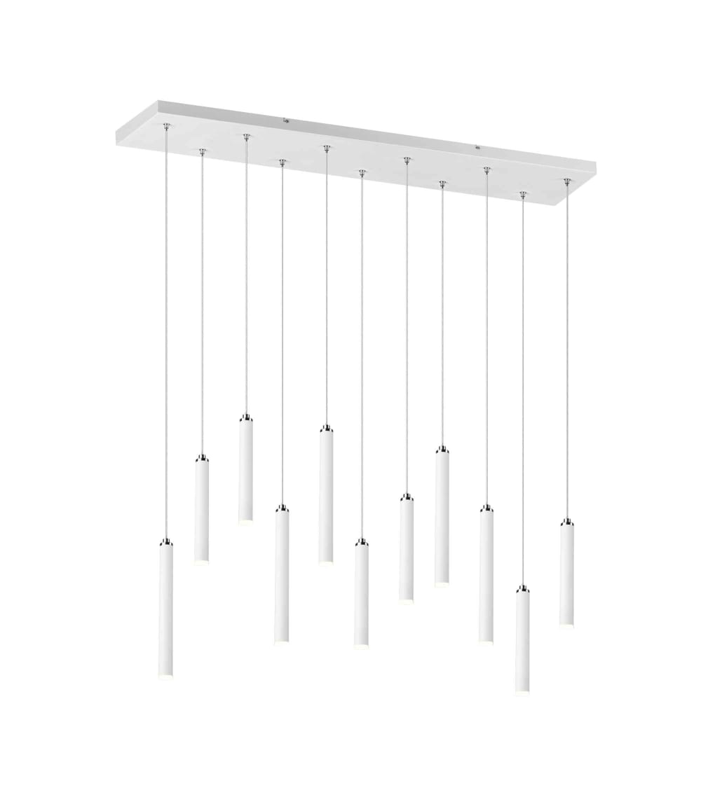 Suspension Led blanc mat
