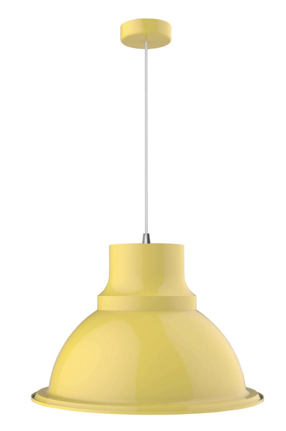 Suspension en métal jaune