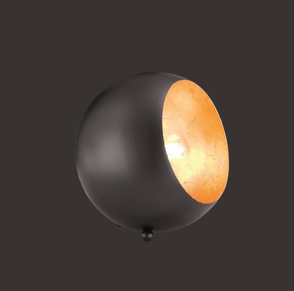 Lampe design en métal noir — vue 3