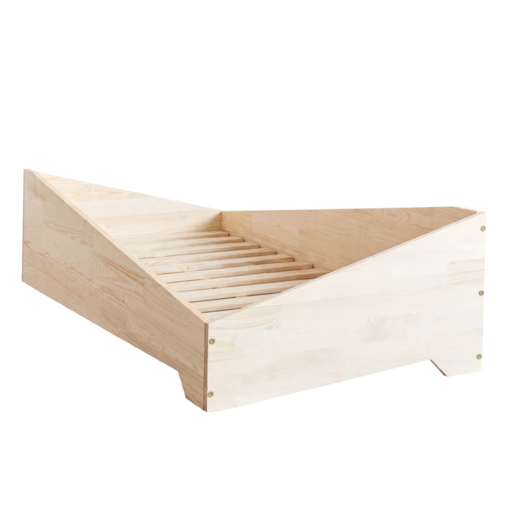 Lit enfant box 7 90×190 cm, pin massif