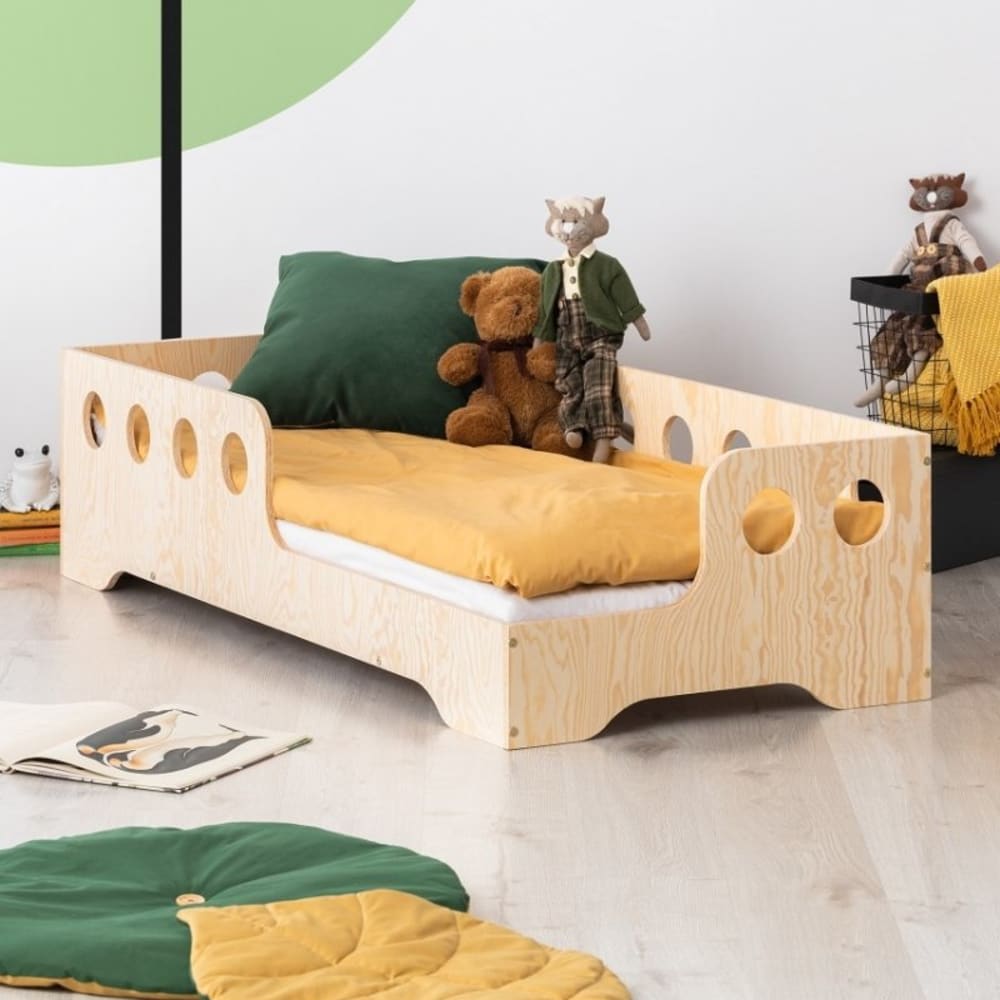 Lit enfant bas kiki 5 p 90×190 cm, contreplaqué de pin - Maisons du Monde