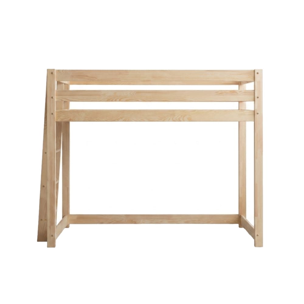 Adeko Kids Lit superposé enfant clpba 70×140 cm, pin massif Beige Bois - 153x141x77cm
