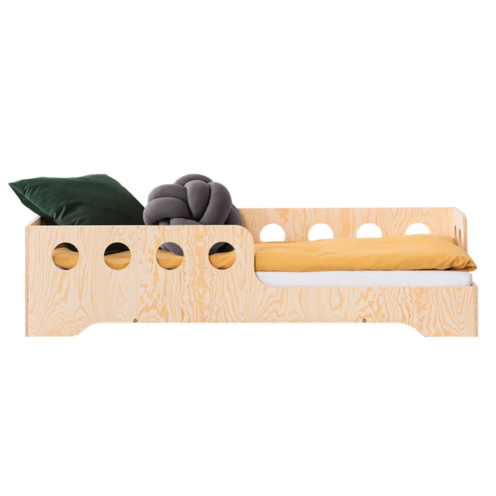 Lit enfant bas kiki 5 p 70×140 cm, contreplaqué de pin - Maisons du Monde