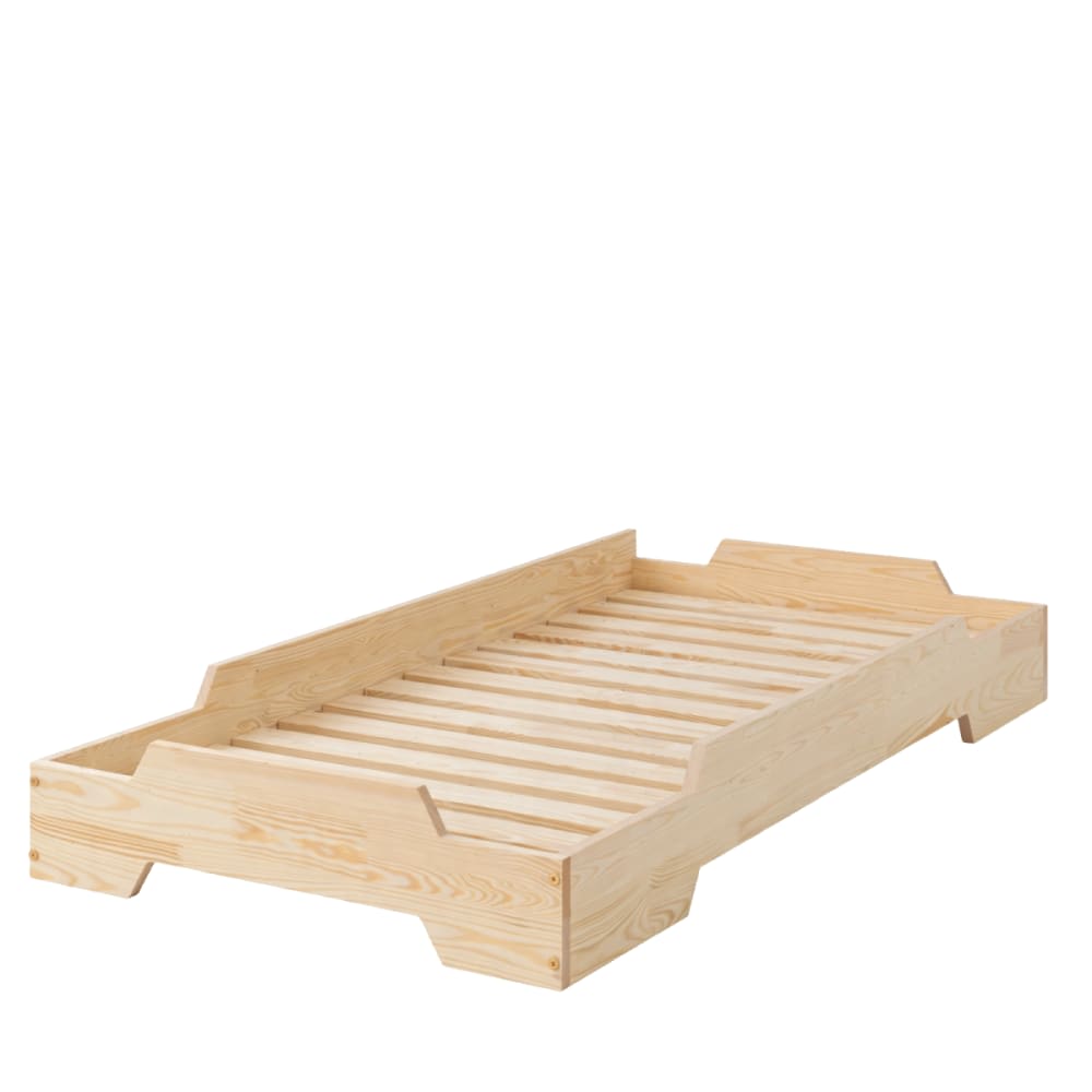 Lit enfant box 8 90×200 cm, pin massif
