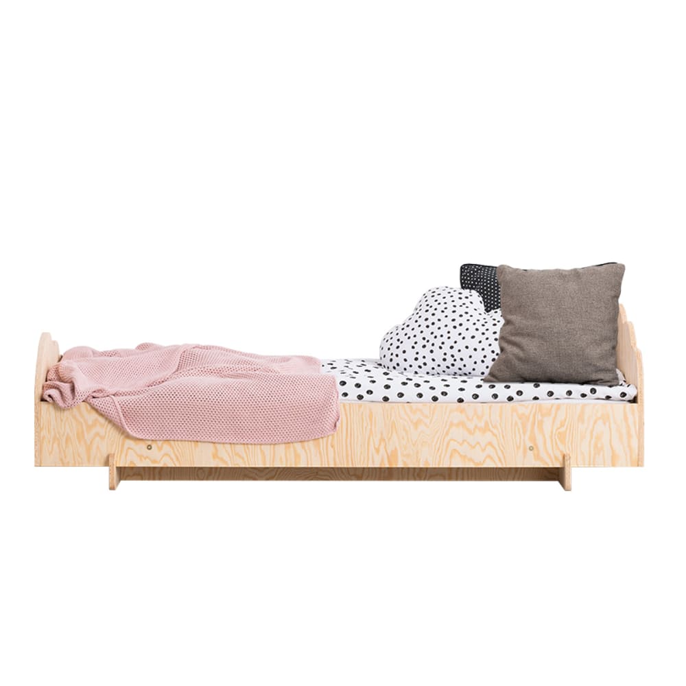 Lit enfant bas kiki 7 70×140 cm, contreplaqué de pin - Maisons du Monde