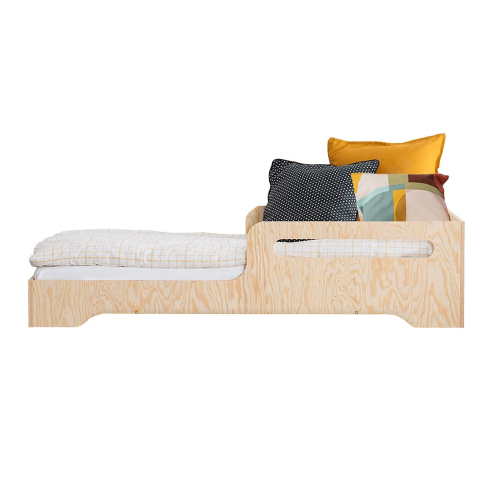 Lit enfant bas kiki 3 70×140 cm, contreplaqué de pin - Maisons du Monde