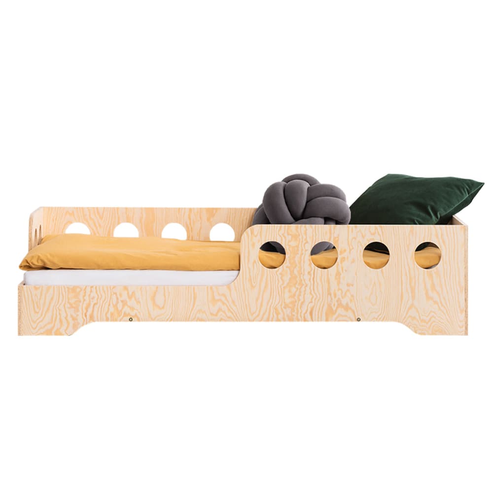 Lit enfant bas kiki 5 l 70×140 cm, contreplaqué de pin - Maisons du Monde