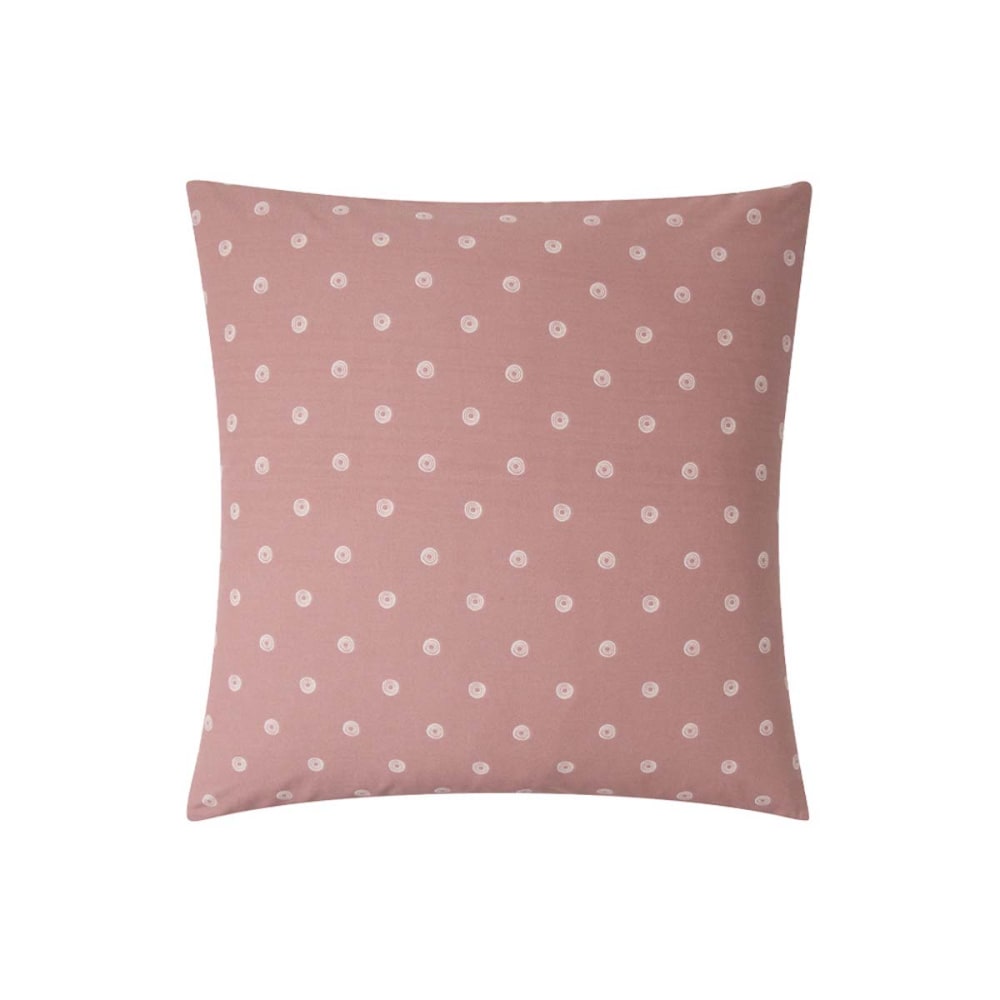 Origin Taie d'oreiller imprimée en bambou rose 63x63 style contemporain Certifié Oeko-Tex