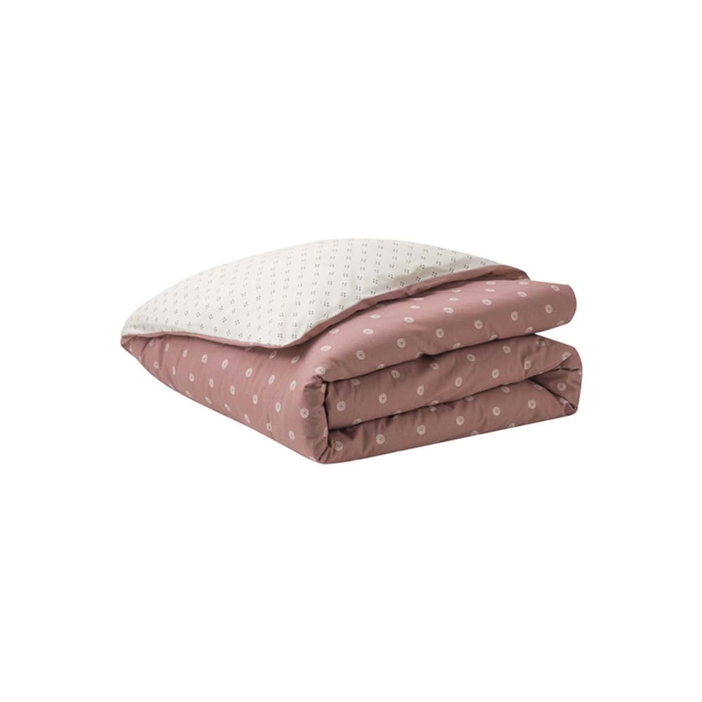 Parure de lit imprimée en bambou rose 240x220 — vue 3