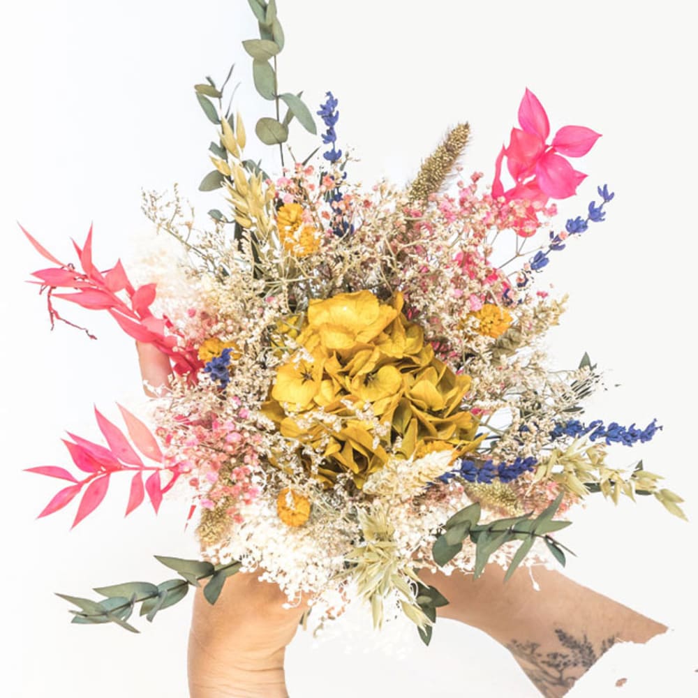 Bouquet de fleurs séchées S MARIE