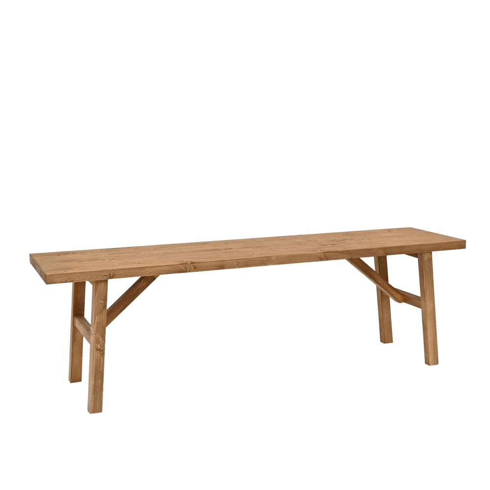 banc en bois de sapin