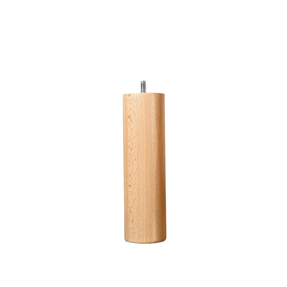 Pied de lit cylindrique en bois 25 cm naturel Pied de lit cylindrique en bois 25 cm naturel