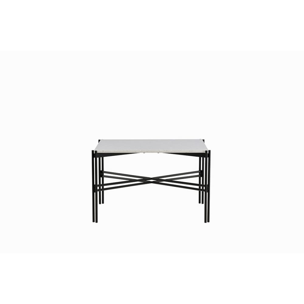 Table basse avec plateau en terrazzo AISHA blanc 75x75x48cm - Maisons du Monde