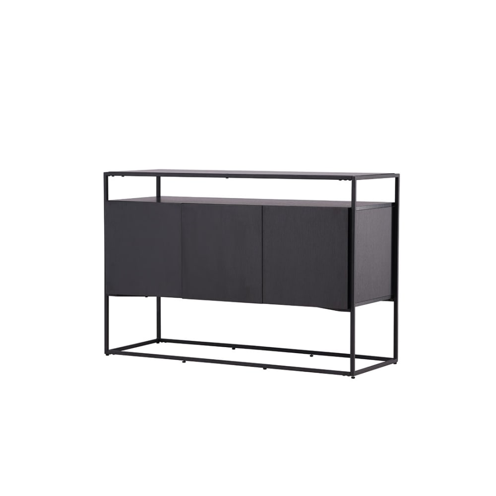 Armoire noire en peuplier