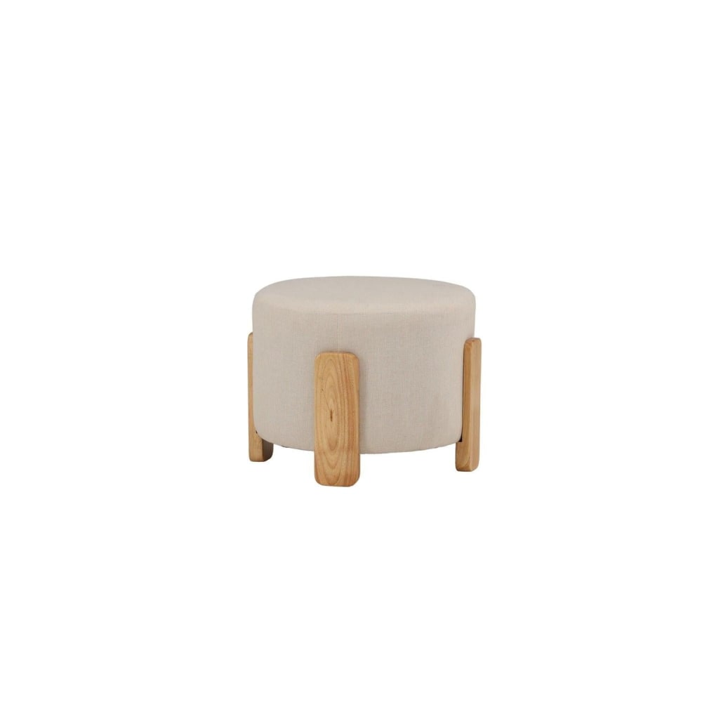 Pouf rond en tissu ø52,5cm