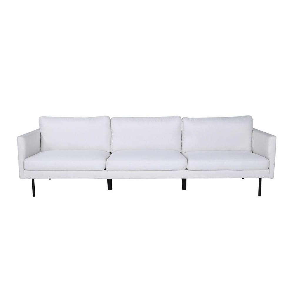 Canapé droit 3 places en tissu SOLAP beige 260x80x78cm Canapé droit 3 places en tissu SOLAP beige 260x80x78cm