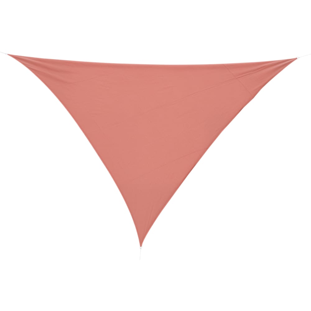 Voile d'ombrage 4x4x4m triangulaire rouille