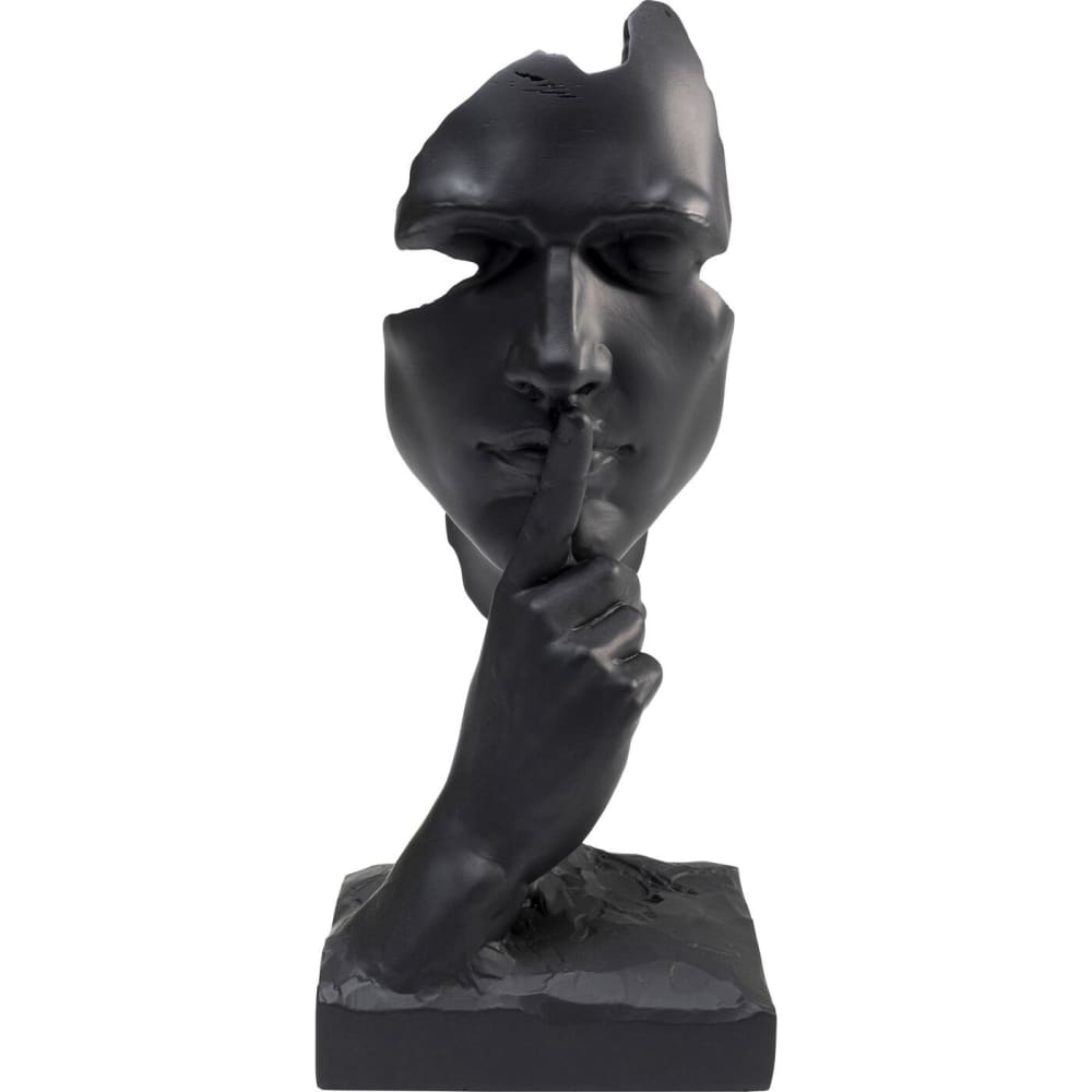 Statuette visage silence