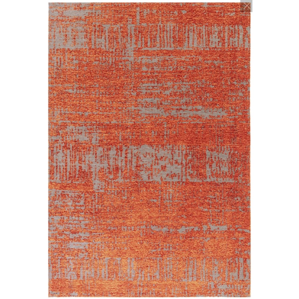 Tapis de salon moderne orange 120x170 cm