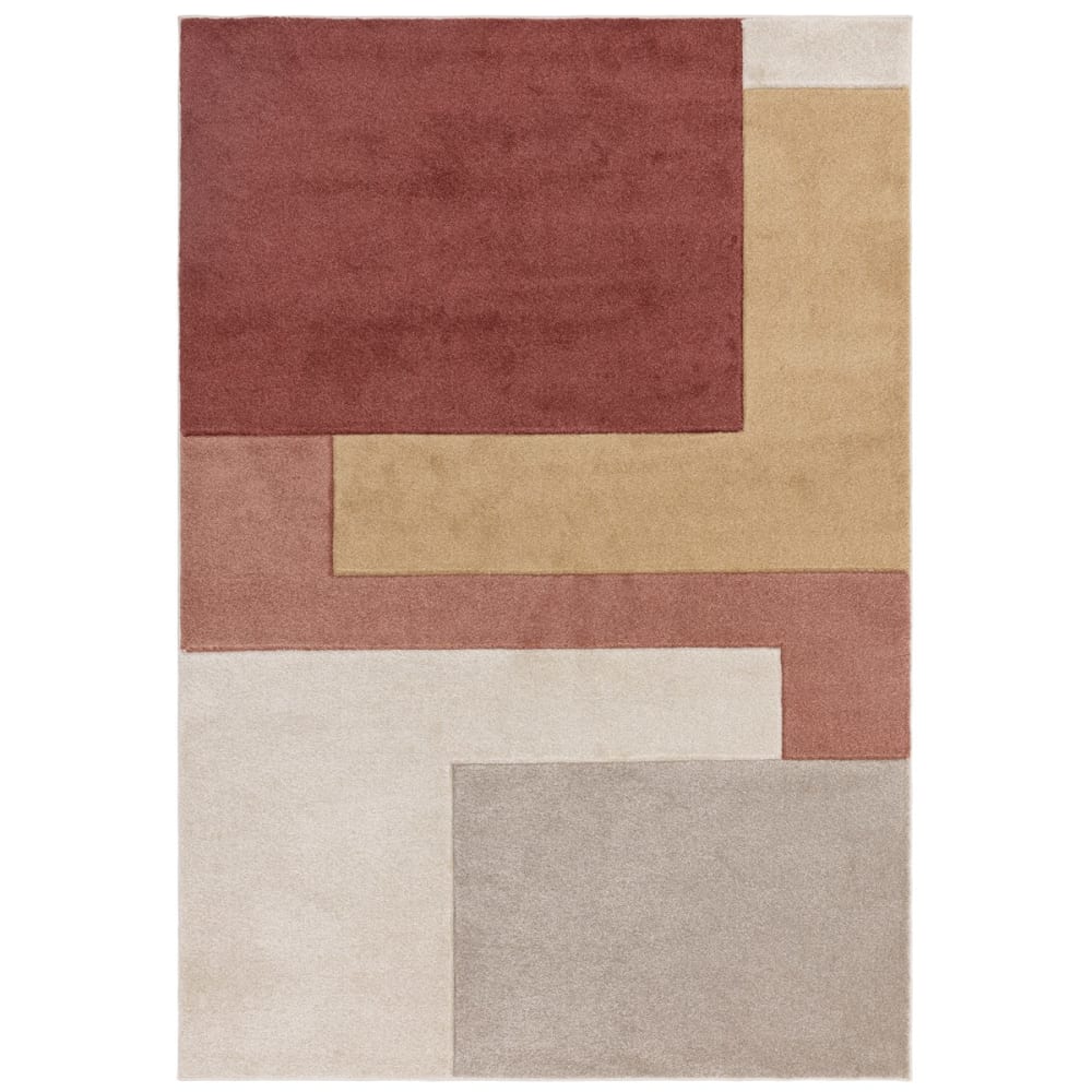 Novatrend Moderner Teppich 200x290 cm style classic chic Rot Pes - Polyester