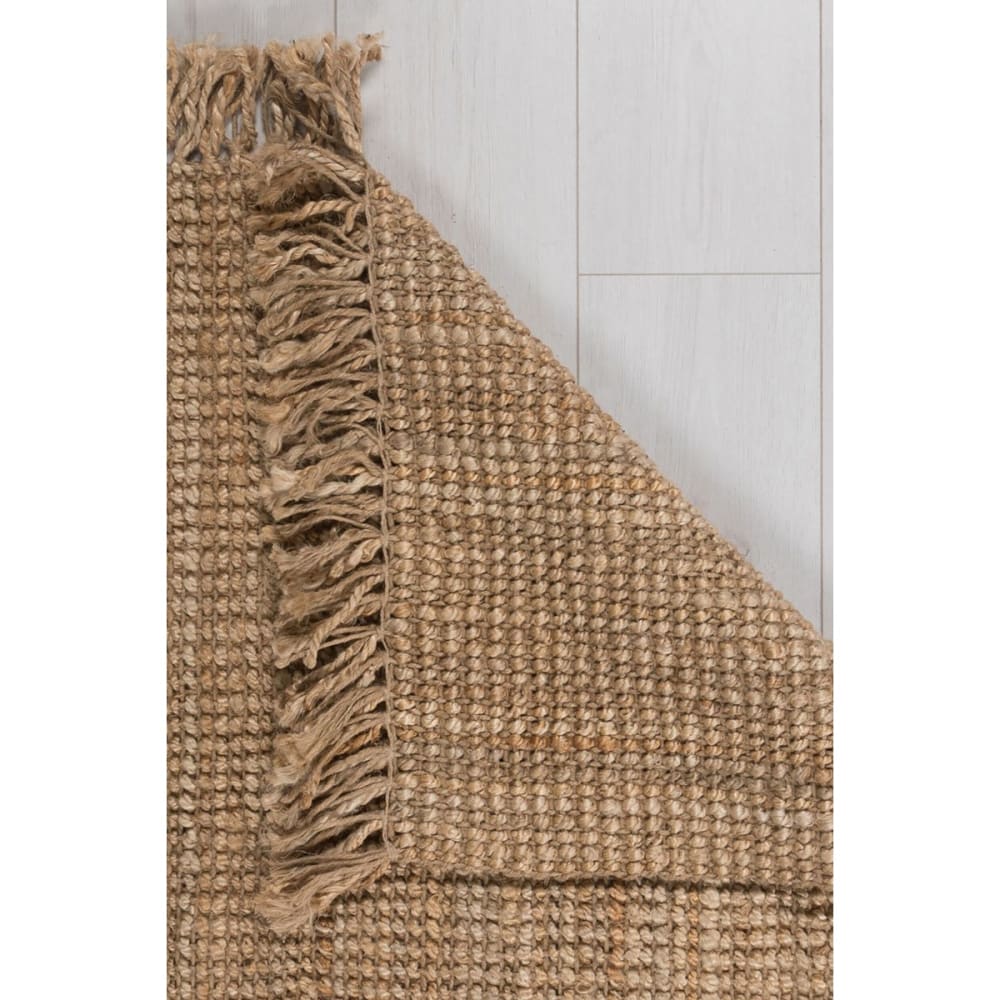 Tapis de couloir en jute beige 60x230 cm — vue 4