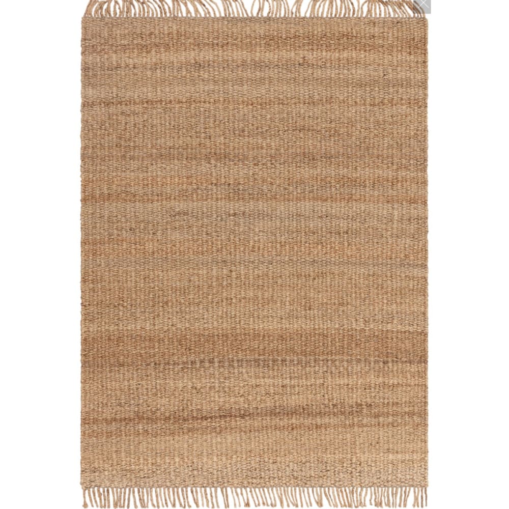 Tapis design en jute beige foncé 120x170 cm