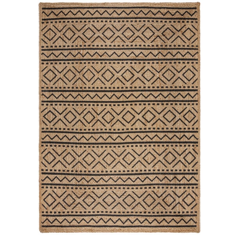 Novatrend Moderner Teppich aus Jute 200x290 cm style classic chic Beige Jute