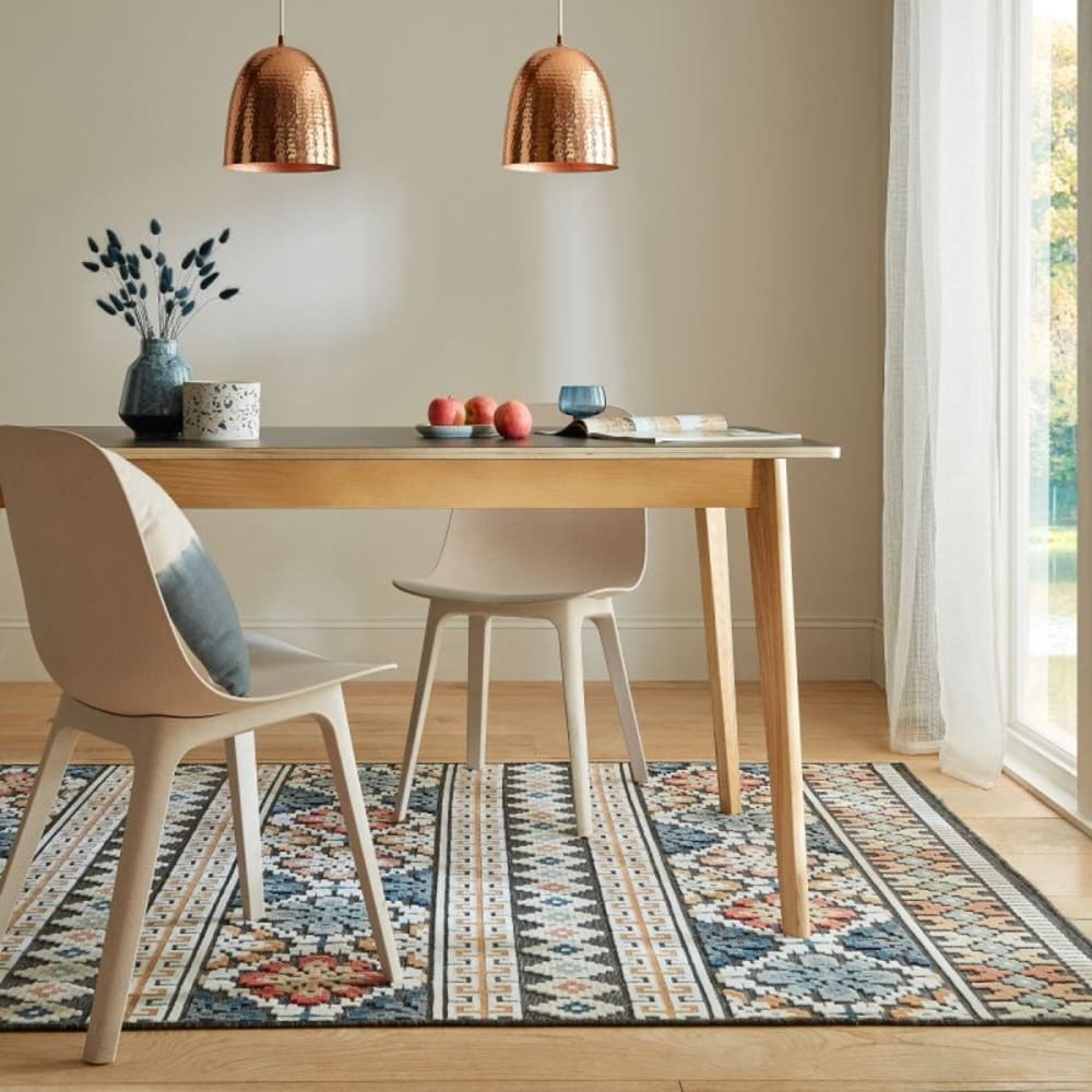 Tapis de salon intérieur extérieur multicolore 120x170 cm — vue 3