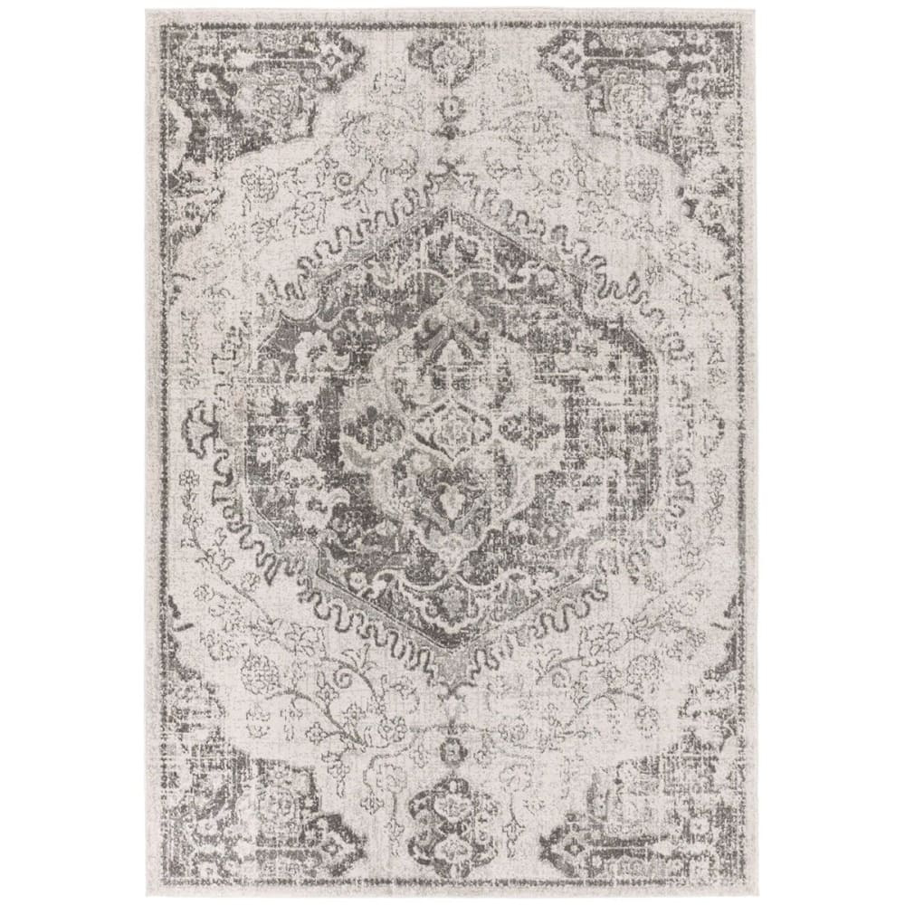 Tapis de salon style orient gris 120x170 cm
