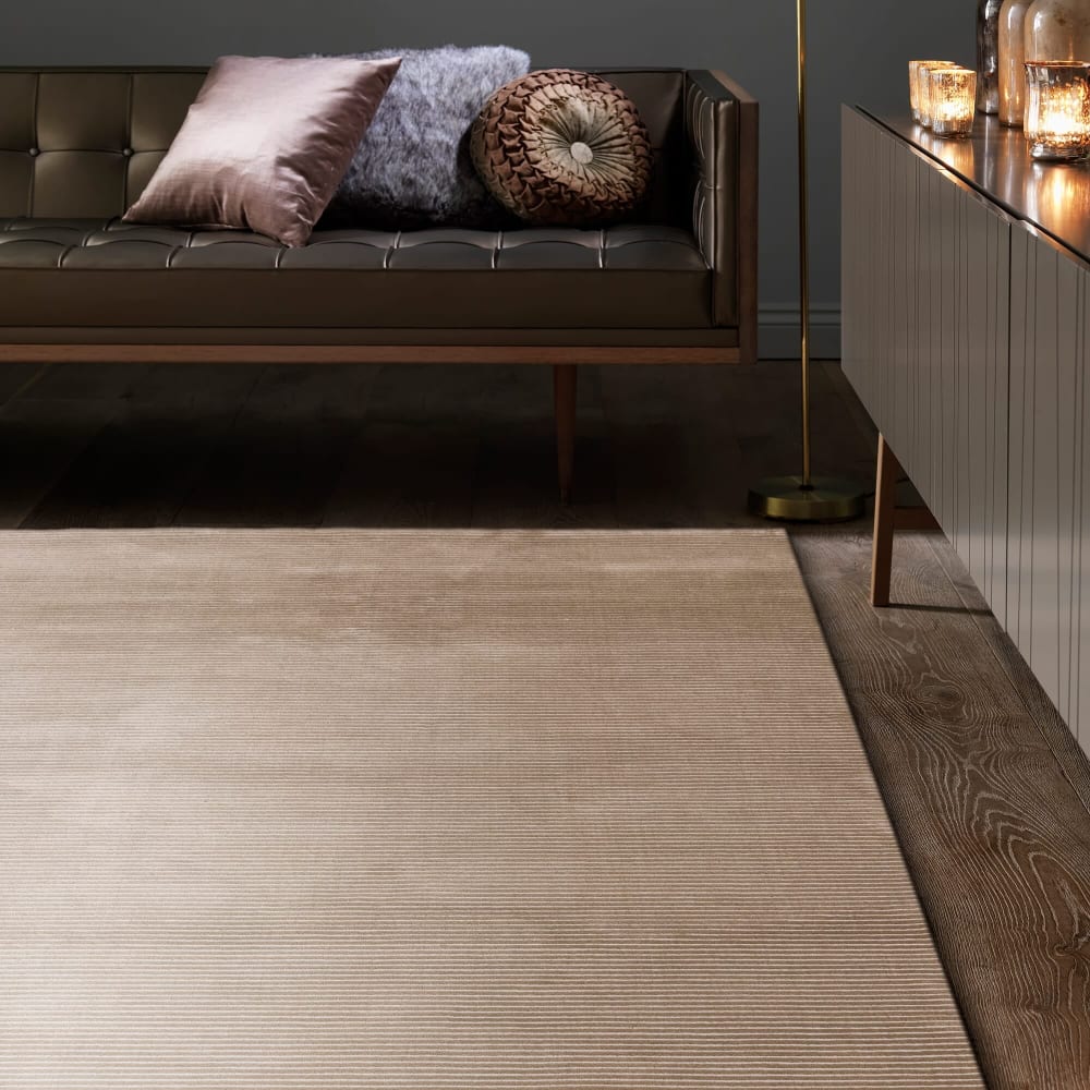 Novatrend Moderner Design-Teppich 200x290 cm style classic chic Beige Pes - Polyester