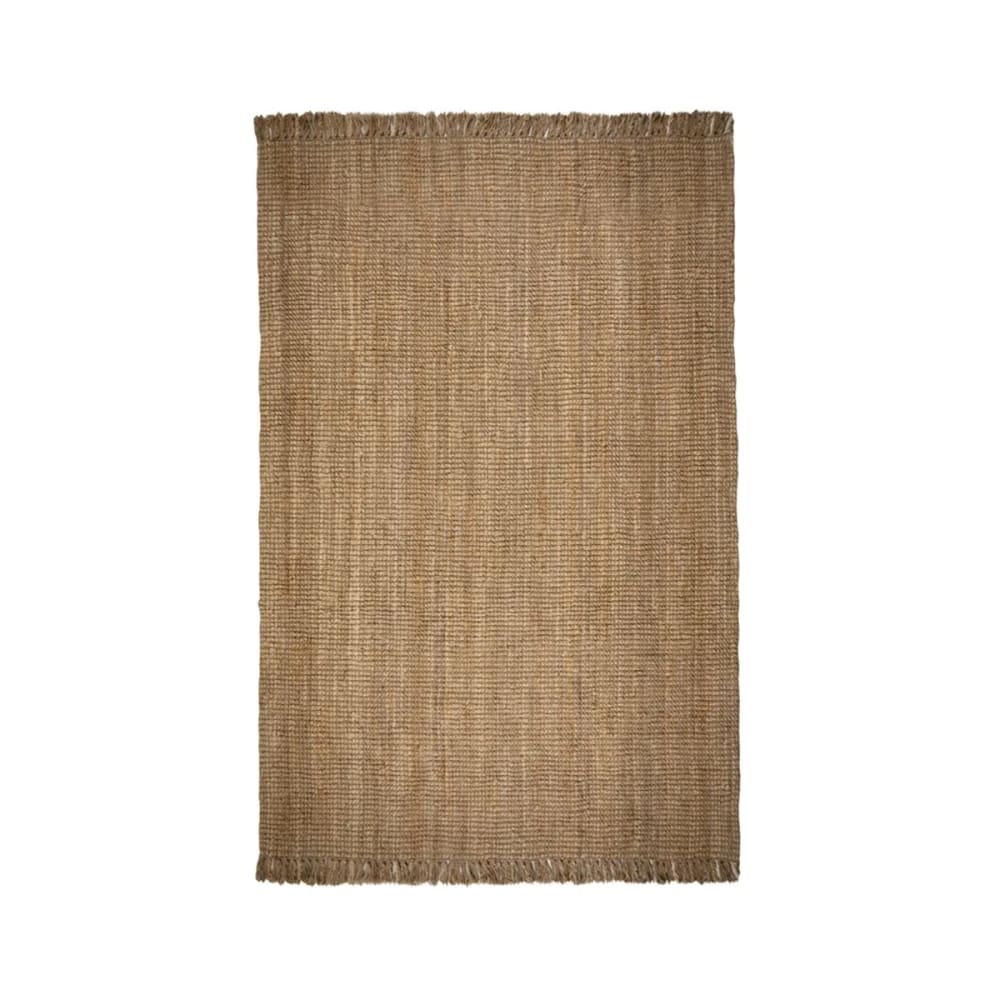 Tapis moderne en jute beige 200x290 cm