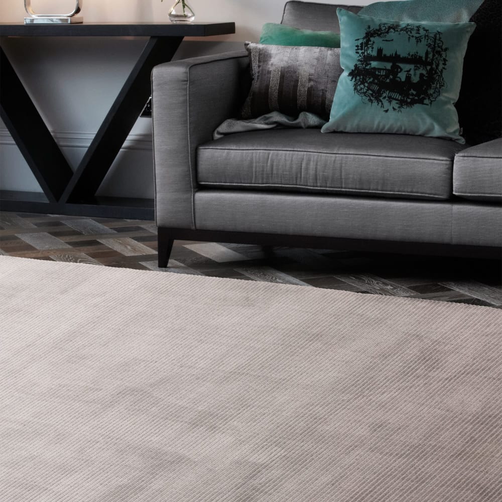 Novatrend Moderner Design-Teppich 120x170 cm style classic chic Grau Pes - Polyester