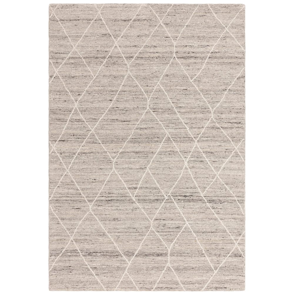 Tapis de salon en laine gris 120x170 cm - Maisons du Monde